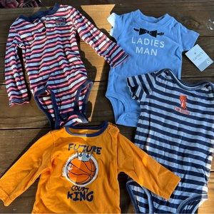 Baby boy onesie / shirt bundle. Sizes 3, 6, 18, 24 month